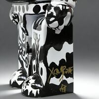 Custom Bearbrick 400% by Xavi Carbonell "Untitled #2" - Thumbnail 4