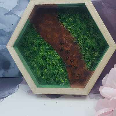 Hex dice tray #9