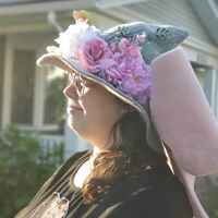 Whimsical Opulence Floral Hat - Thumbnail 1