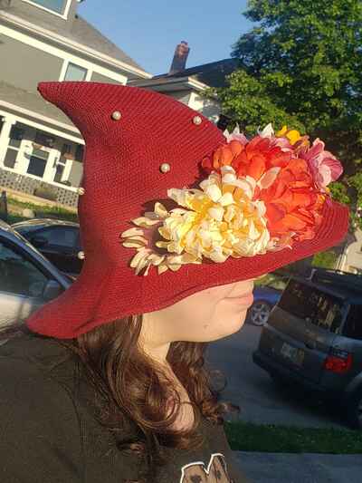 Feral Whimsy Floral Hat