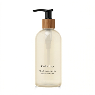 100% liquid castile soap for house, home, and body