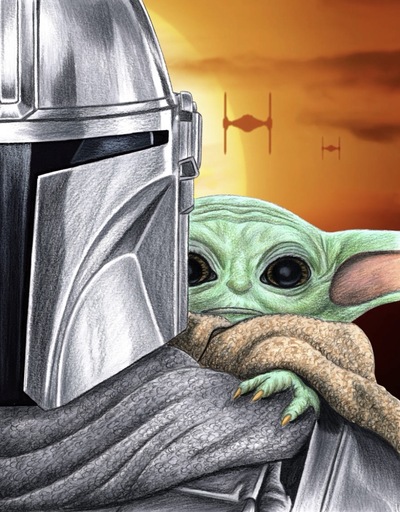 Galactic Duo Print