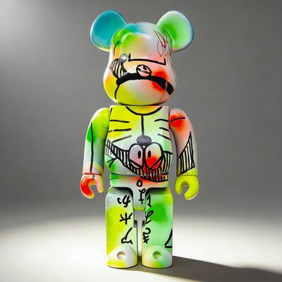 Custom Bearbrick 400% by Judas Arrieta "Dorarock" 