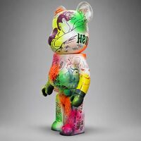 Custom Bearbrick 1000% by Judas Arrieta "Get Sh!t Done" - Thumbnail 5