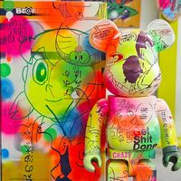 Custom Bearbrick 1000% by Judas Arrieta "Get Sh!t Done" - Thumbnail 8