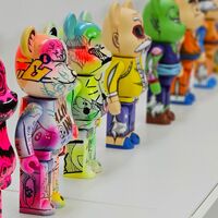 Custom Bearbrick 400% by Judas Arrieta "Cat Rule"  - Thumbnail 7