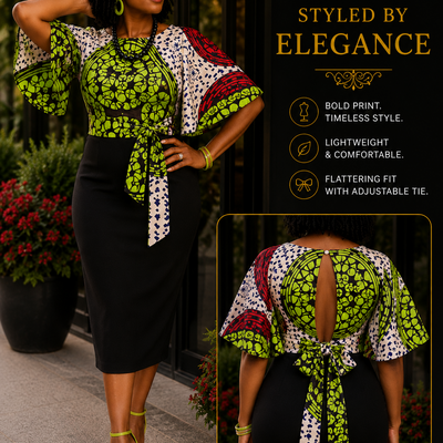 Emerald eclipse crop top