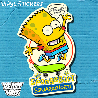 SPONGEBART SQUARESHORTS Sticker
