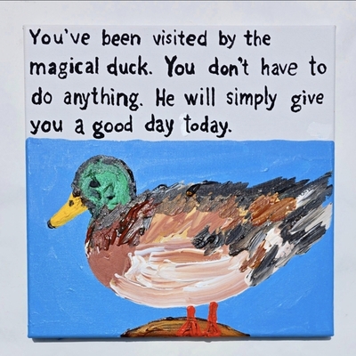 Magical duck 