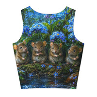 Kool Friends Cotton crop top - Thumbnail 1