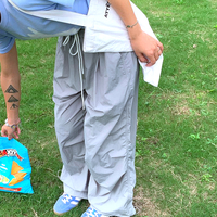 NYLON PARACHUTE PANTS - Thumbnail 4
