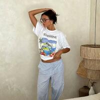 SUNSHINE DOLPHINS TROPICAL TEE  - Thumbnail 1