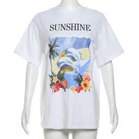 SUNSHINE DOLPHINS TROPICAL TEE  - Thumbnail 2
