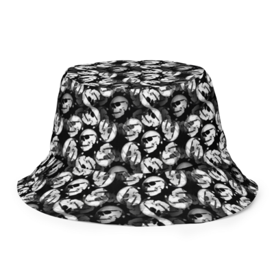 Candy bones reversible bucket hat