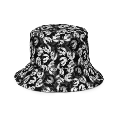 Candy bones reversible bucket hat