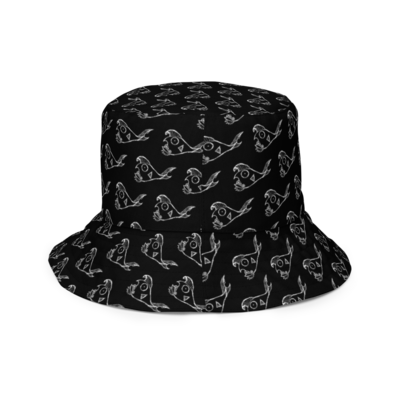 Candy bones reversible bucket hat