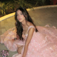 Elegant Off the Shoulder Light Pink Tiered Sequin Tulle Prom Dress Formal Evening Dress - Thumbnail 3
