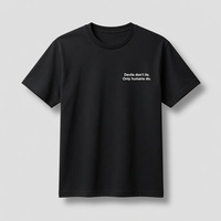 Free Shipping-DEVILS DON'T LIE ONLY HUMANS DO TEE - Thumbnail 1