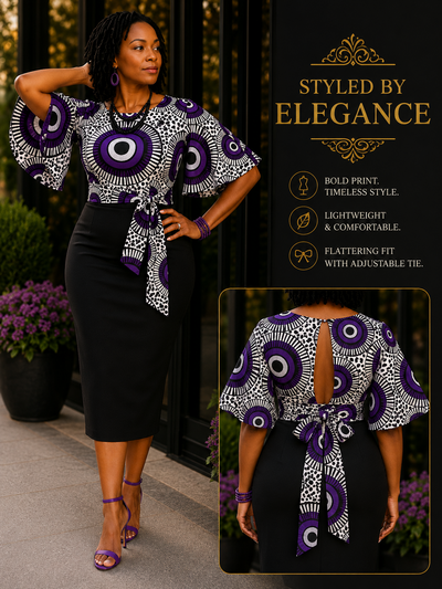 Royal Eclipse Crop Top