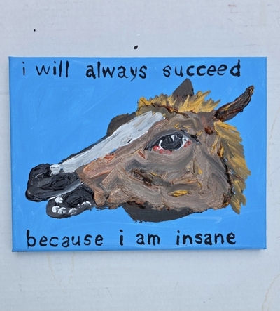 I will always succeed (horse mask1)