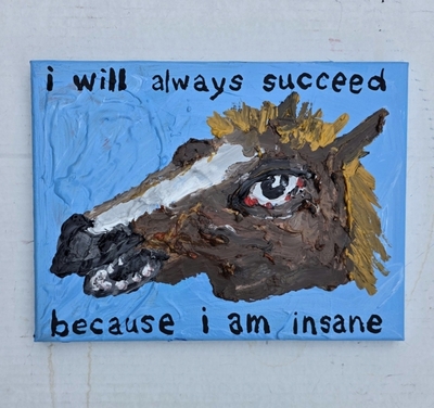 I will always succeed (horse mask2)