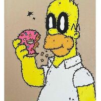 Painting by Celipe Perroloco "Sugar Addict"  - Thumbnail 4