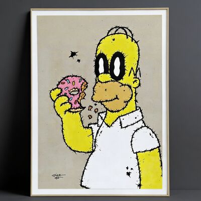 Painting by Celipe Perroloco "Sugar Addict" 