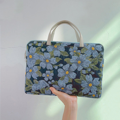 Forget-me-not Pattern Handbag For Notebook SPC14