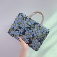 Forget-me-not Pattern Handbag For Notebook SPC14 - Thumbnail 1