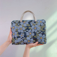 Forget-me-not Pattern Handbag For Notebook SPC14 - Thumbnail 2