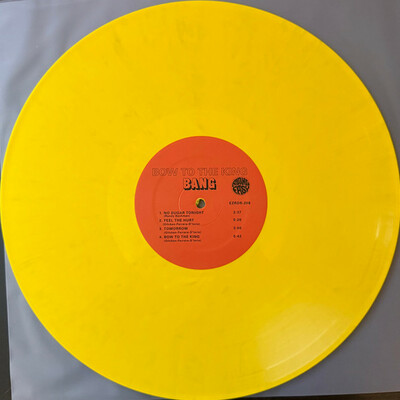 Bang - mother/bow to the king  (brand new reissue lp of the early 70s proto metal classic by ridingeasy - yellow vinyl)