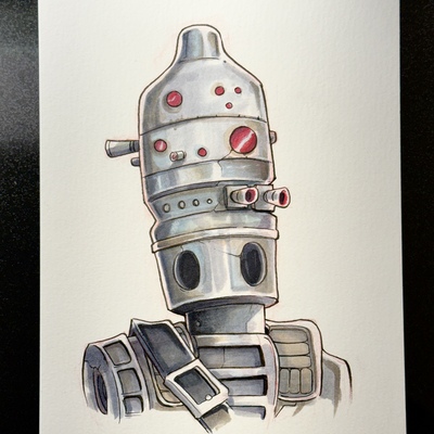 Ig-88 star wars day sketch original art