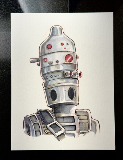 IG-88 Star Wars Day Sketch Original Art