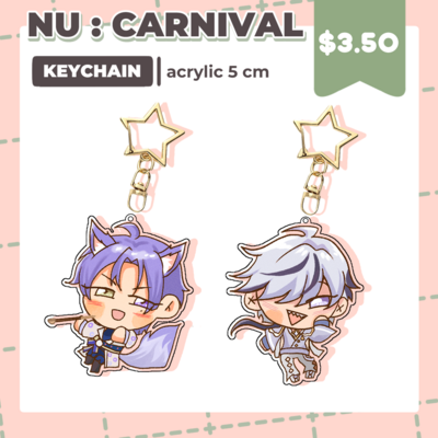 Nu : carnival keychains