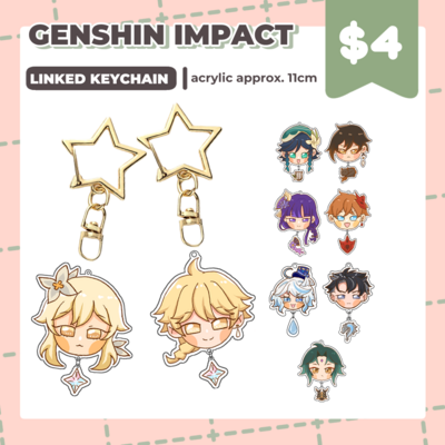 Genshin impact keychains