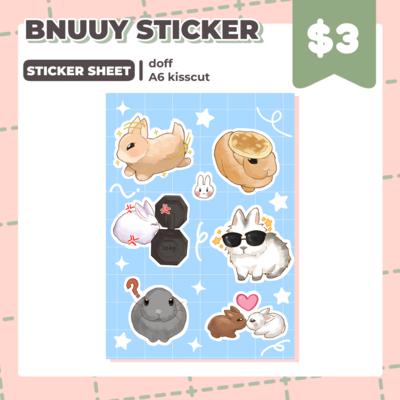 Bunny Sticker Sheet