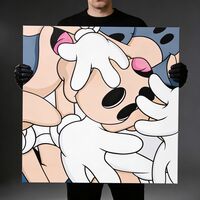 Painting by Cazxu "Throwing Hands"  - Thumbnail 1