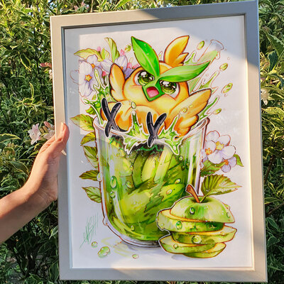 *Poster & Postcards* Sour Apple