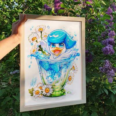 *poster & postcards* chamomile infusion