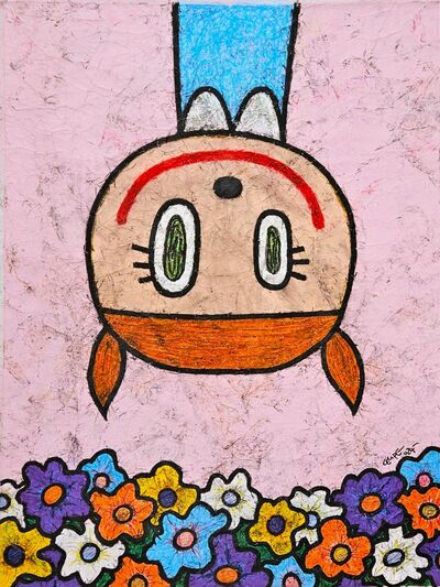 Painting by Celipe Perroloco "Upside Down" 