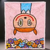 Painting by Celipe Perroloco "Upside Down"  - Thumbnail 6
