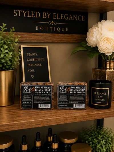 Black Soap Bar (Unscented)