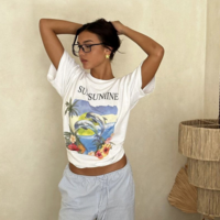 SUNSHINE DOLPHINS PRINT TEE  - Thumbnail 3