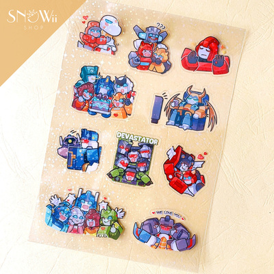 G1 the movie 40th anniversary sticker sheet