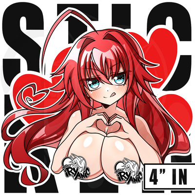 New | 4" vinyl stickers: rias (v-day v.2)