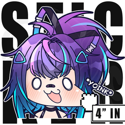 New | 4" vinyl stickers: projekt melody yoink