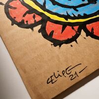 Drawing by Celipe Perroloco "Corrupted Smile Flower II"  - Thumbnail 3