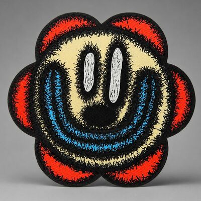 Painting by Celipe Perroloco "A Unique Flower, Corrupted" 