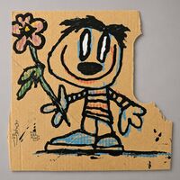Célipe Perroloco — Choose Your “Corrupted Boy with Flower” Original Drawing - Thumbnail 2