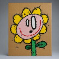 Painting by Celipe Perroloco "Corrupted Happy Flower"  - Thumbnail 1